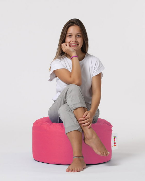 Atelier Del Sofa Puf de Jardín Redondo - Rosa